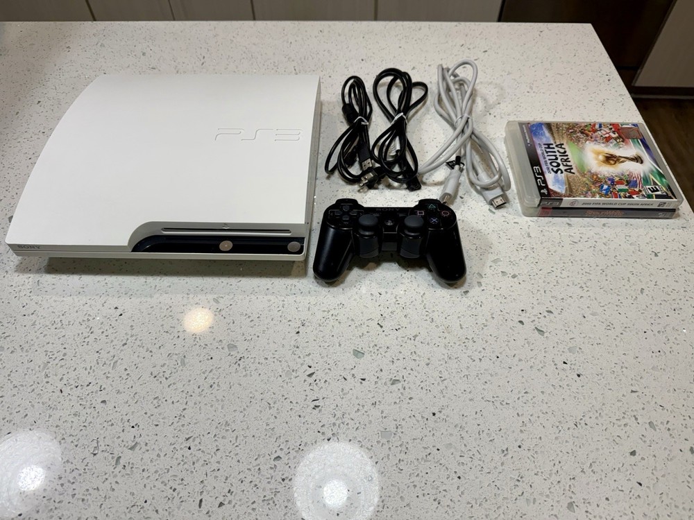 Sony PlayStation 3 Console 1TB Classic White PS3 Slim