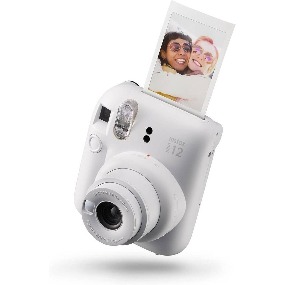 Fujifilm Instax Mini 12 Instant Camera in Clay White with Quick Snap Feature