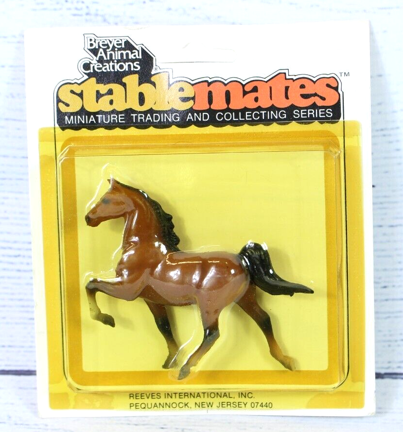 Vintage Breyer G1 Stablemate Bay Saddlebred #5002, 1979 New On Card