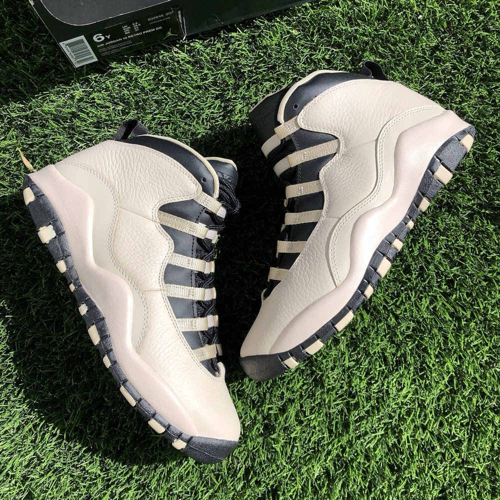 Size 6Y - Air Jordan 10 Pearl White “Heiress”832645-207