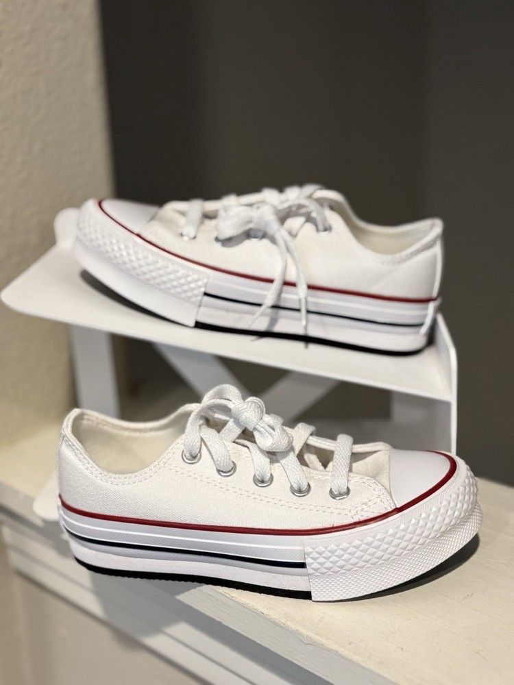 Converse Kids Chuck Taylor All Star Eva Lift Canvas Platform OX, kid size 13-New