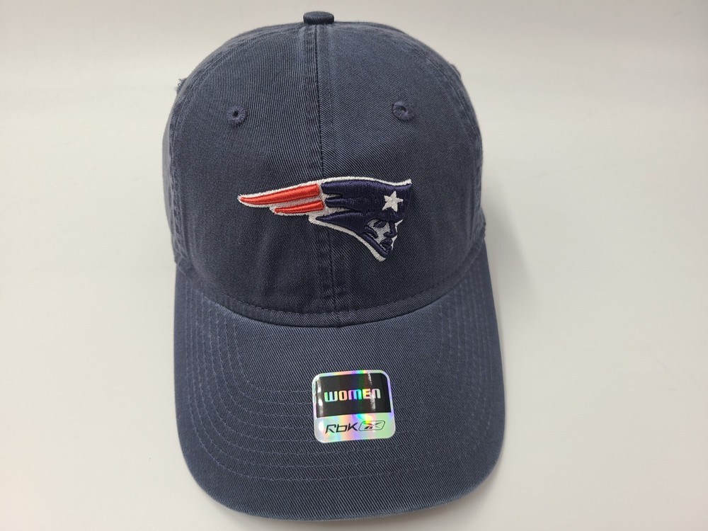 Women New England Patriots Reebok Strapback Adjustable Hat Cap NFL Football Blue
