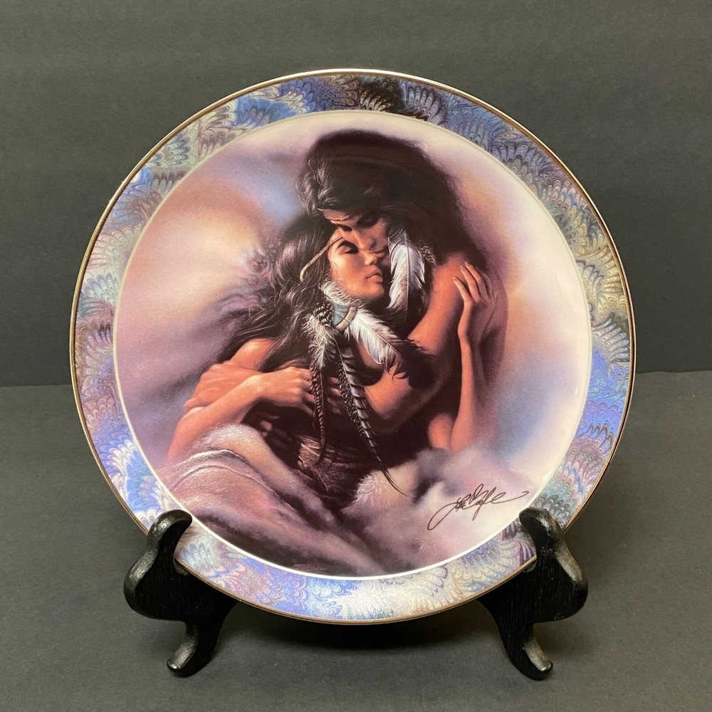 1994 The Lovers Vintage Limited Edition Plate by Bradford Exchange