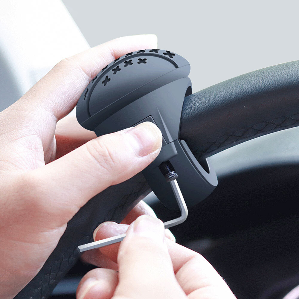 Universal 360° Rotation Car Steering Wheel Booster Ball Auto Accessories Black
