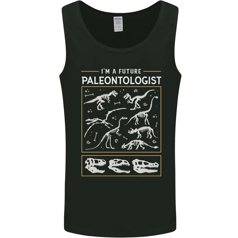 Future Palaeontologist Dinosaurs T-Rex Mens Vest Tank Top