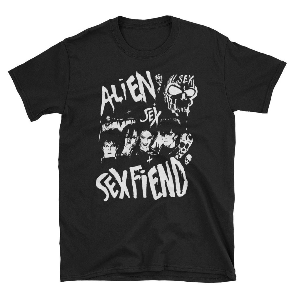 Alien Sex Fiend T-Shirt, Virgin Prunes, Christian Death, Sisters of , Unisex tee