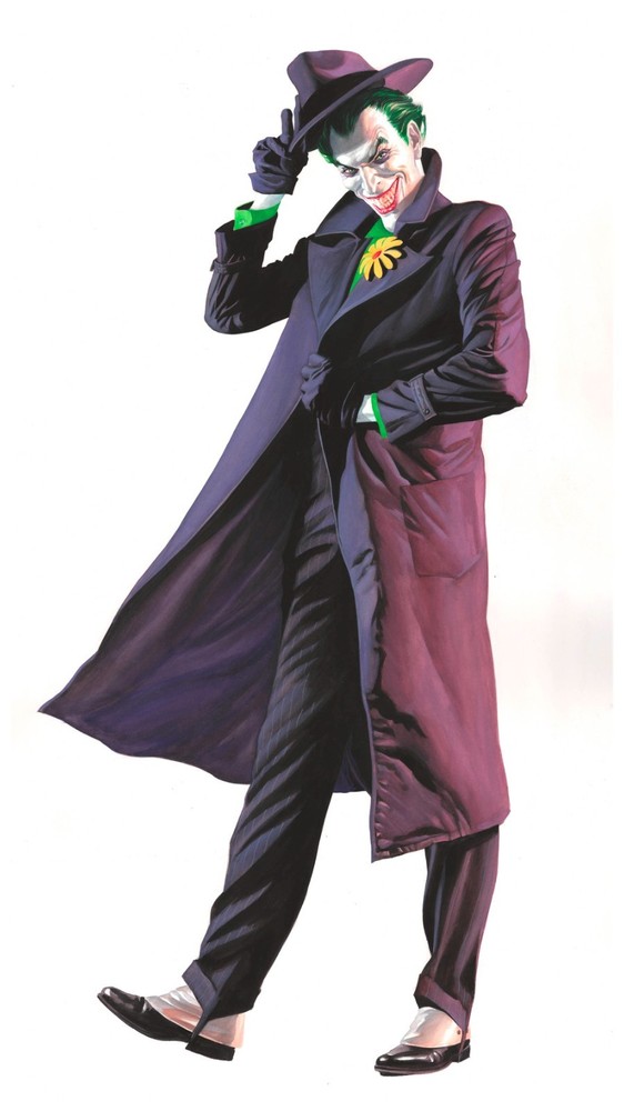 DC Villains JOKER Alex Ross SIGNED SDCC 2025 Exclusive Print Lt Ed of 195 REG