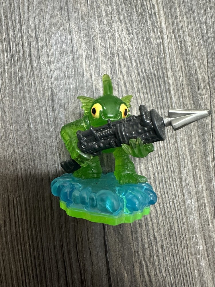 Skylanders Spyro's Adventure Clear Green Gill Grunt Character Figure untested