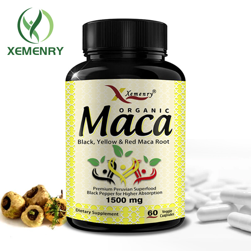 Maca Root 1500mg - Boost Energy & Strength, Testosteron Boosterm,muscle Health