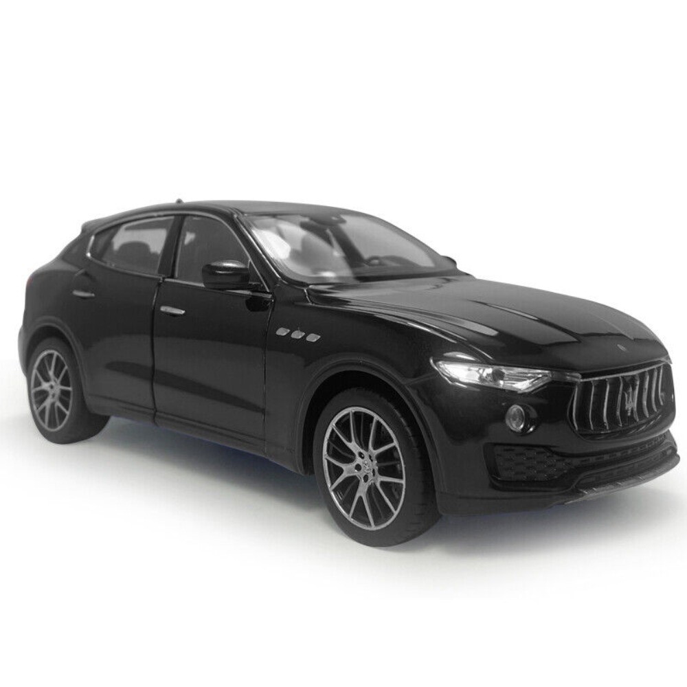 Maserati Levante 1:24  Diecast Model Car Collection Pull Back Gift Black