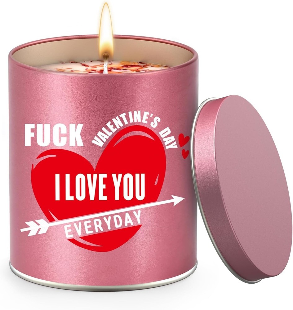 Valentines Day Gift Candles, Wife Romantic Valentine Present For Her I Love You-image