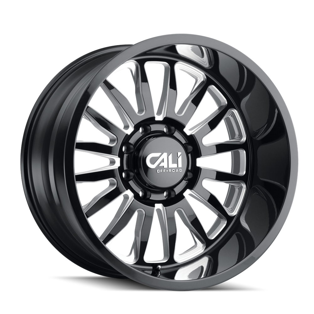 CALI OFF-ROAD SUMMIT 9110 GLOSS BLACK MILLED 22X10 6-139.7 0MM 106MM