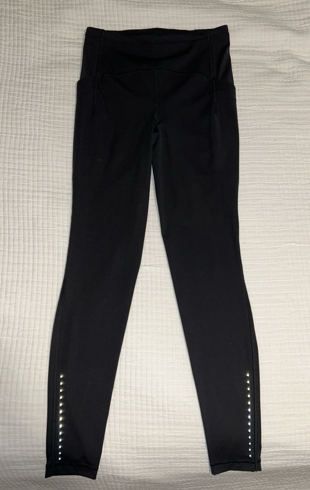 Lululemon Swift Speed High Rise Ankle Leggings Size 6 Reflective Dots