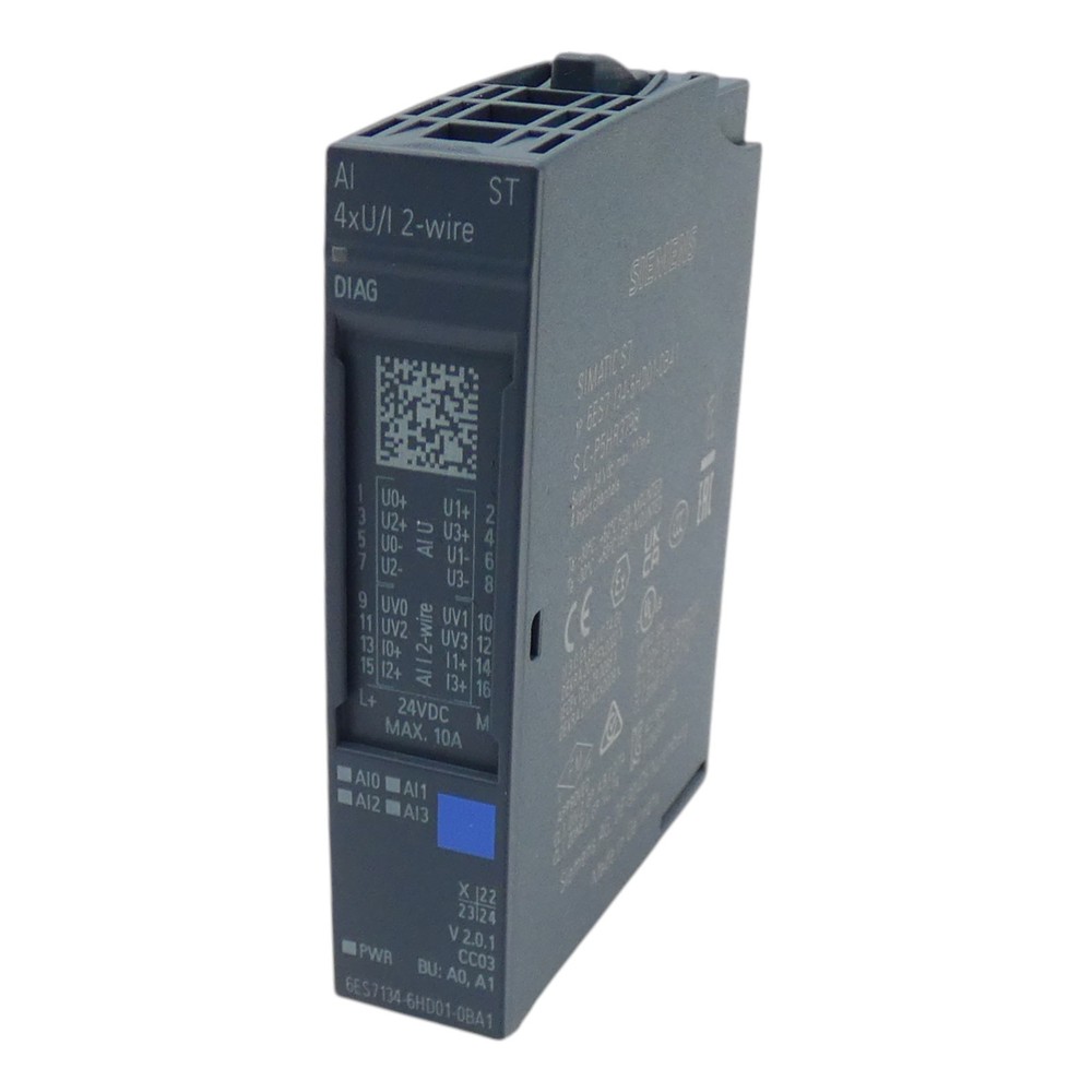 Siemens SIMATIC S7 6ES7134-6HD01-0BA1 E:21 V2.0.1 Analog Input -Unused-