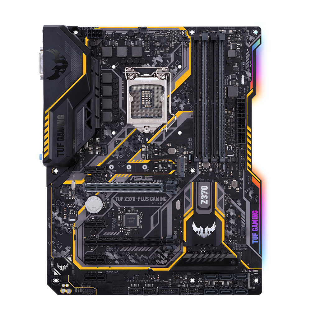 ASUS TUF Z370-PLUS Gaming LGA1151 ATX Motherboard 9th 8th gen i9 i7 i5