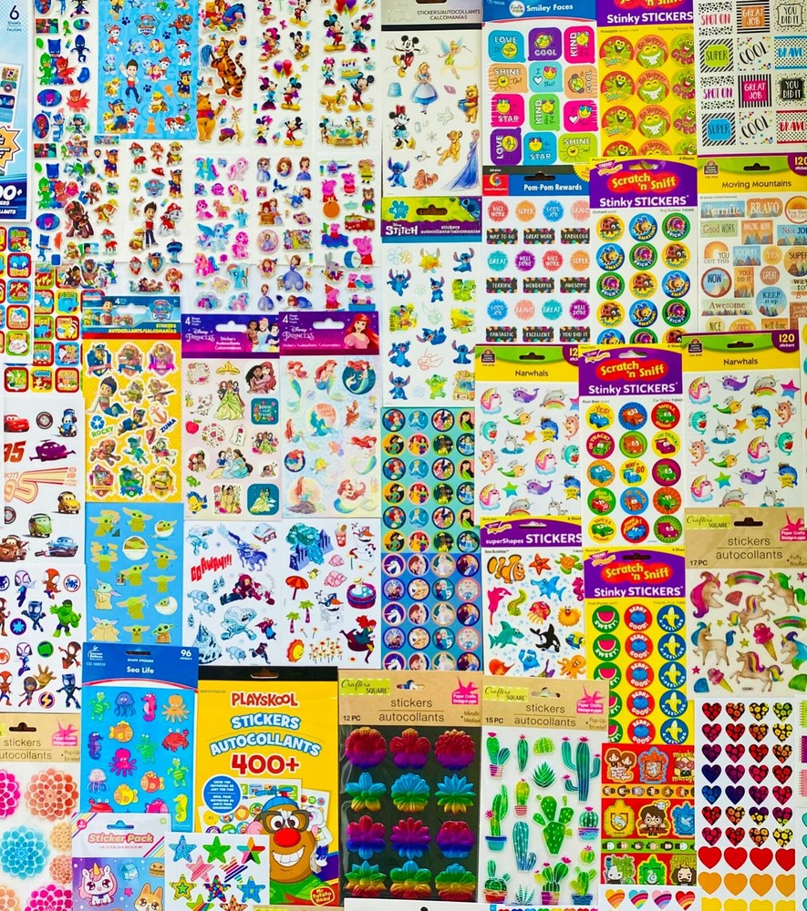 600+ Sticker Collection Kids Moms Girls Students Children Teens Boys Teachers +