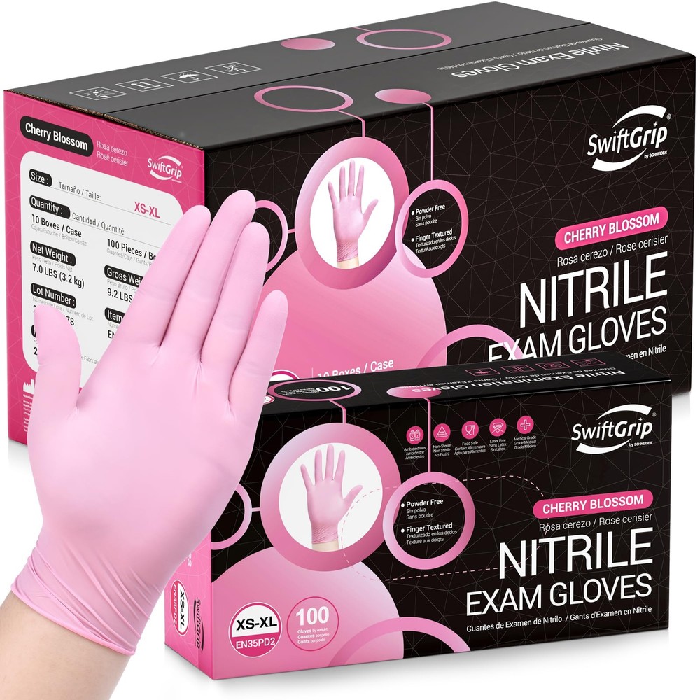 Nitrile Exam Gloves 3-mil Latex-Free Disposable Medical Grade