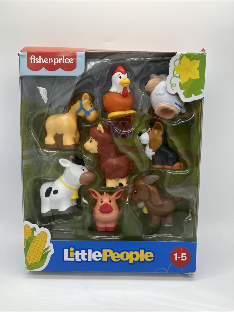 Fisher-Price Little People 8 Farm Animals New in Box