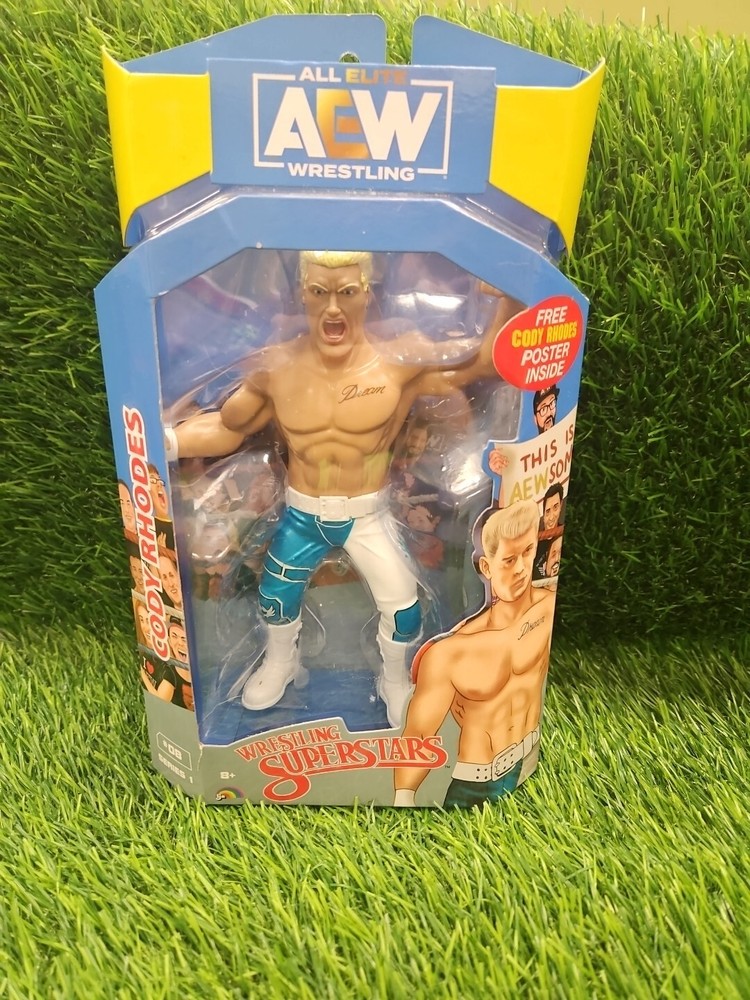 AEW Unmatched Collection Series 1 Cody Rhodes LJN Superstars Action Figure WWE