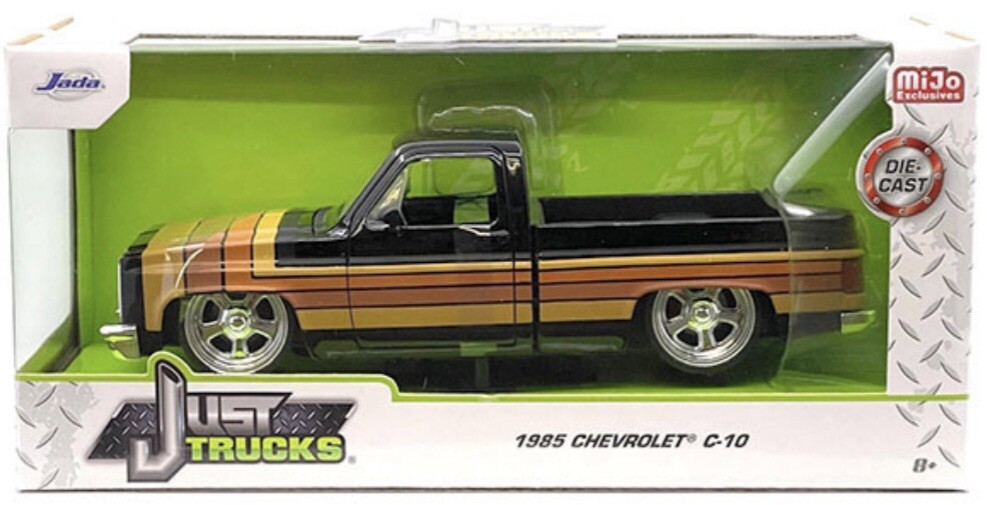 JADA 1985 CHEVY C10 SQUAREBODY PARADOX WHEELS HOBBY 1/2400 1:24