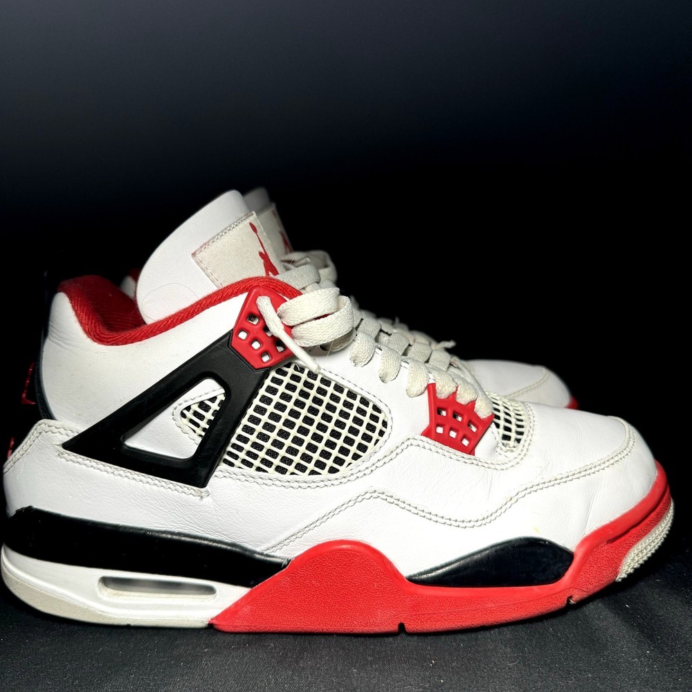 Size 7.5 - Nike Air Jordan 4 Retro OG Fire Red 2020 Men's Shoes