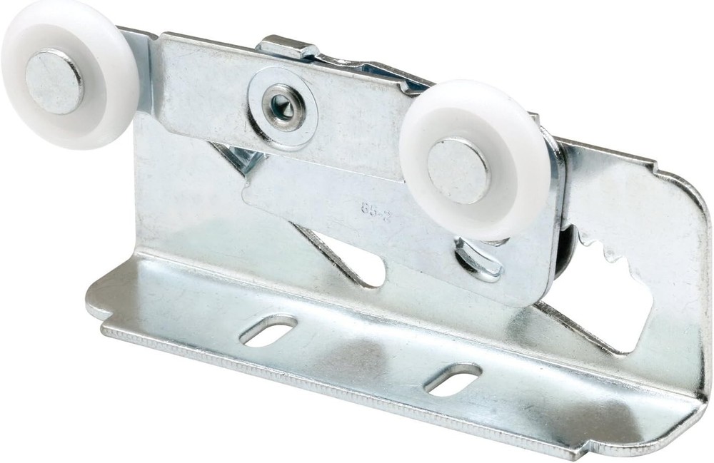 2 Pack Silver Hardware Pocket Door Top Roller with Adjustable Bracket New