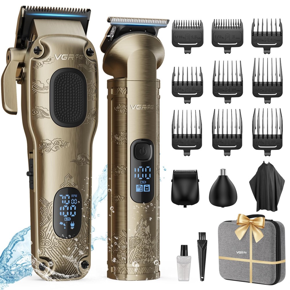 Professional Cordless Hair Clippers for Men - Precision Haircutting Trimmer  