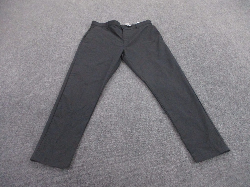 Banana Republic Pants Adult 38 X 32 Black Chino Straight Business Casual Men NEW