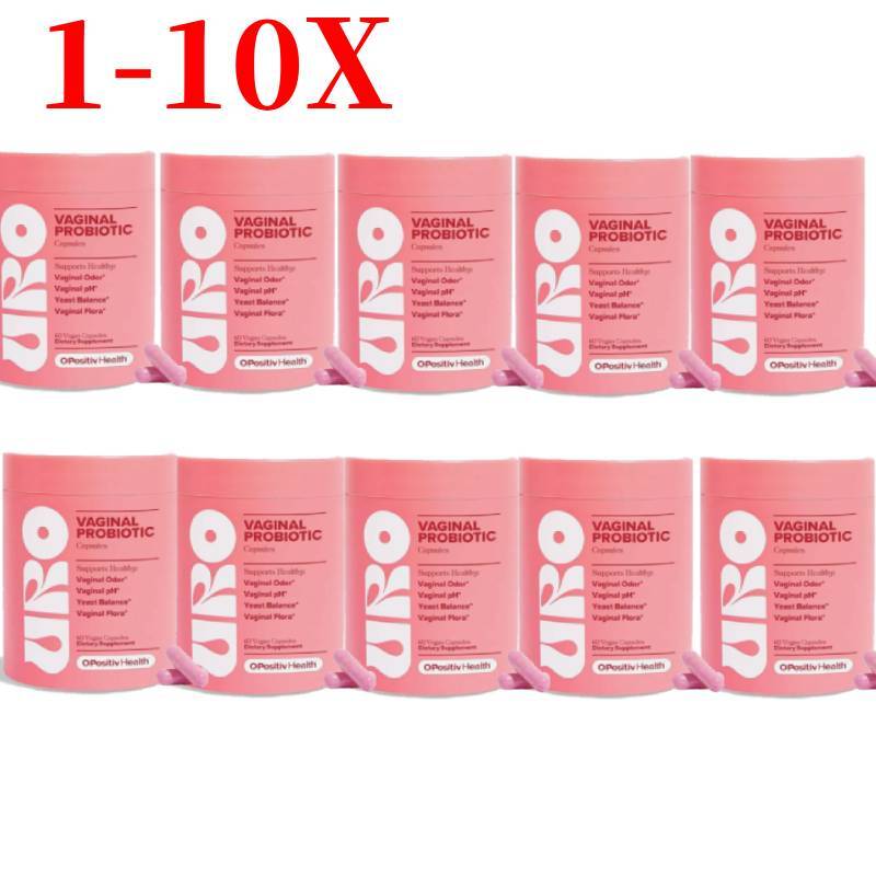 1-10X-URO Vaginal Probiotics for Women pH Balance with Prebiotics &Lactobacillus