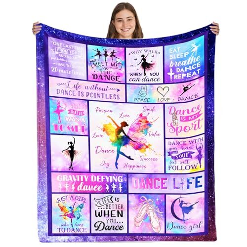 Dance Gifts for Girls Gifts for Dancers Dance Blanket Dancer Gifts for Girls ...