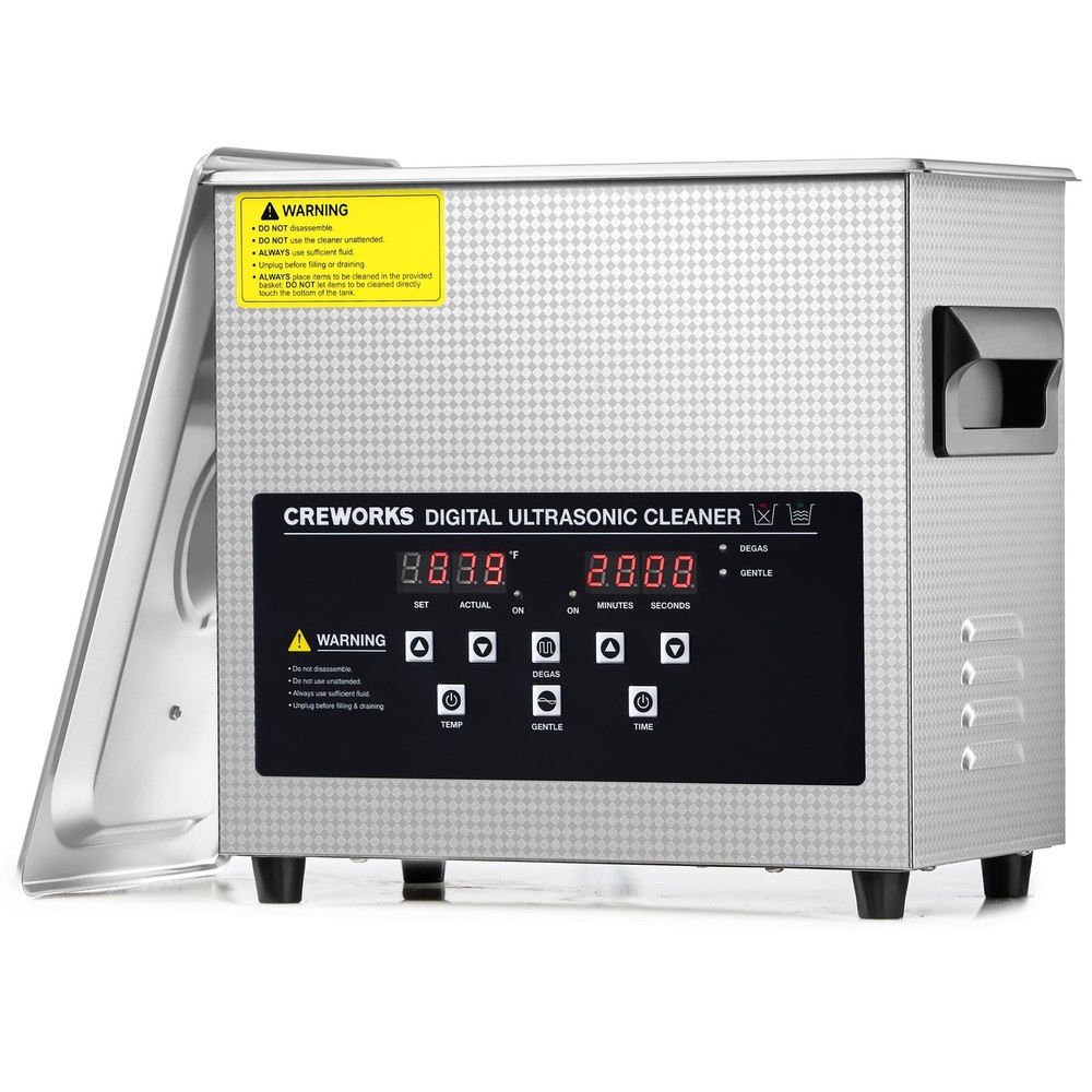 3L Digital Ultrasonic Cleaner 0.8 Gal with Degassing Timer Heater LCD Display