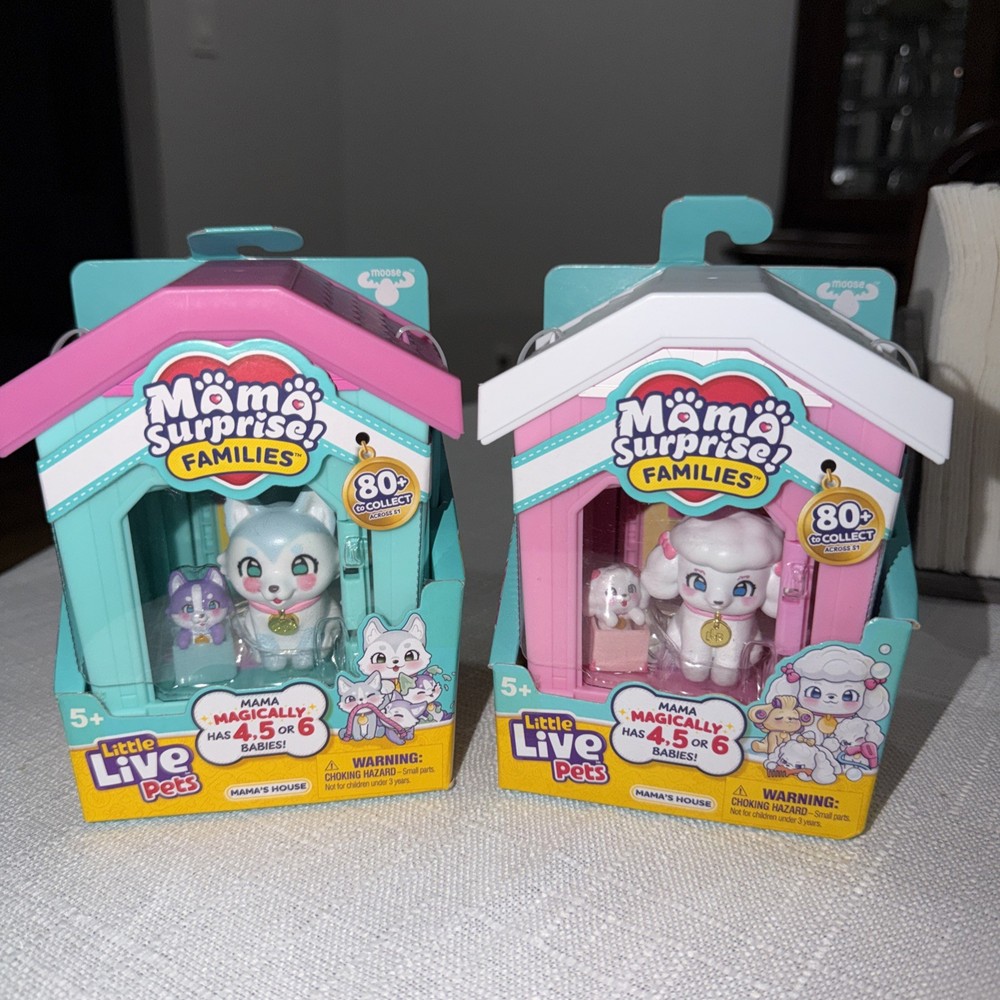 Little Live Pets Mama Surprise Families Magic House 4, 5 or 6 Babies 5+ NEW