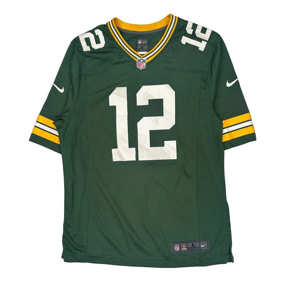 Green Bay Packers Nike Nfl Football Jersey - Large Green Polyester