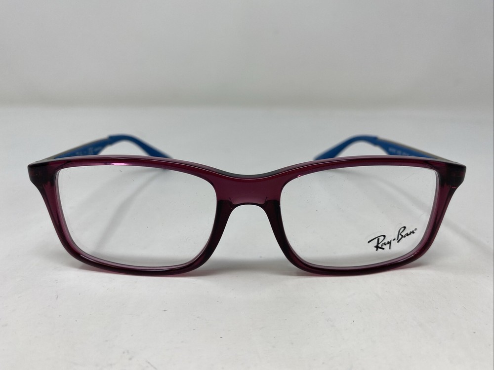 Ray-Ban RB 1570 3722 47-16-130 Raspberry/Blue Full Rim Eyeglasses Frame MH73