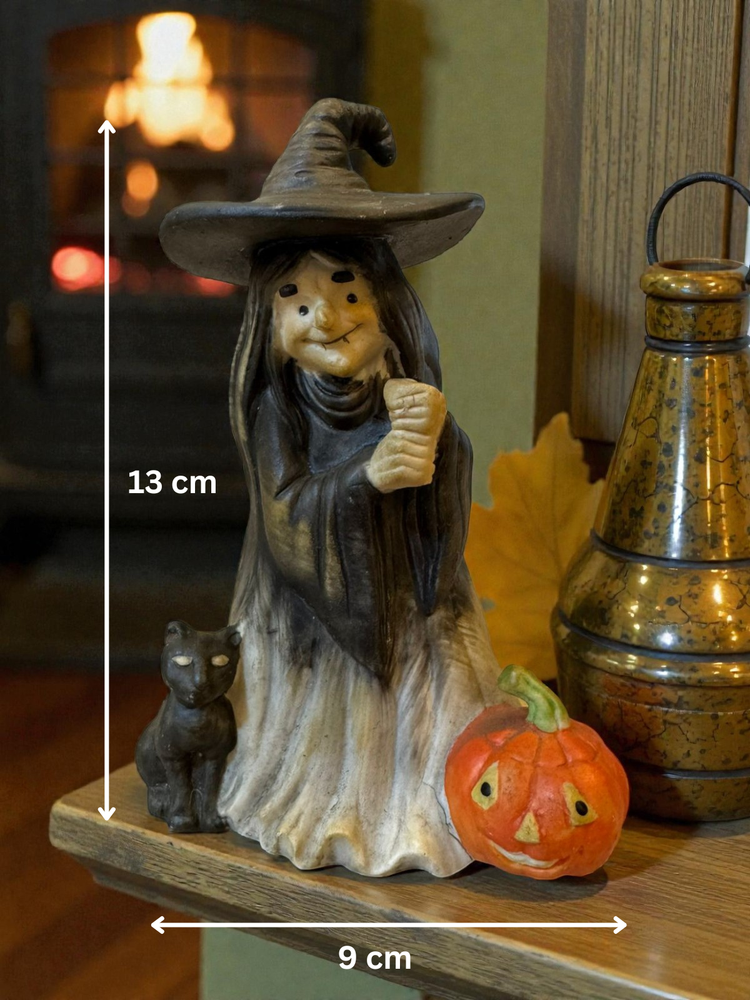 Halloween Witch Figurine Porcelain 5