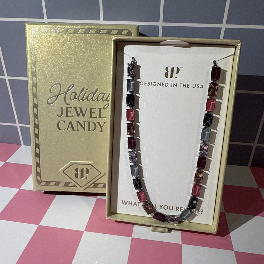 BP Holiday Jewel Candy - Ice The Cake Baby Black Cherry Dusk Hematite NK17358