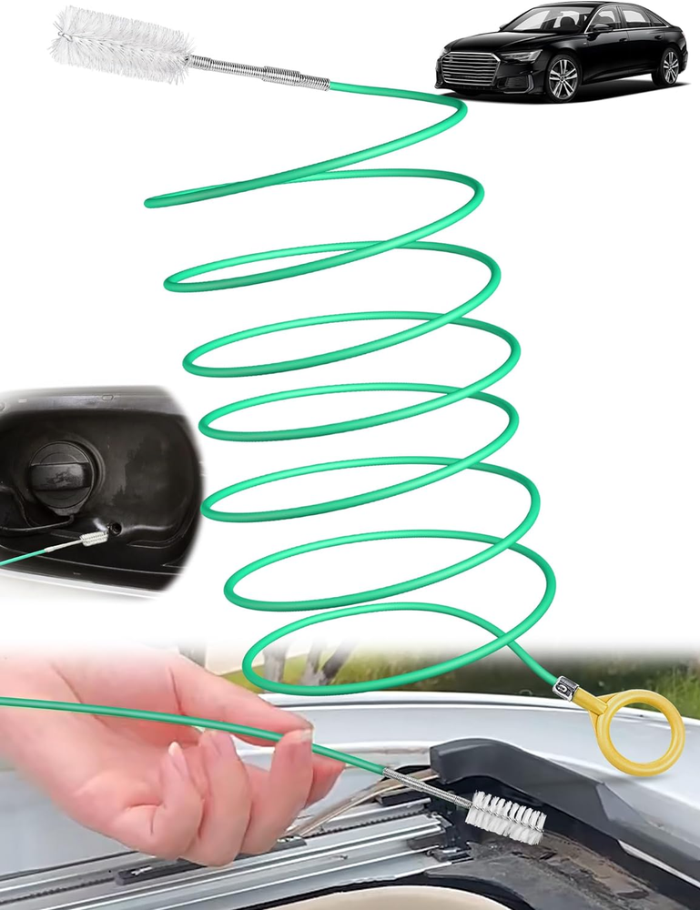 Upgraded 120-Inch Flexible Auto Sunroof Drain Brush for Easy Cleaning