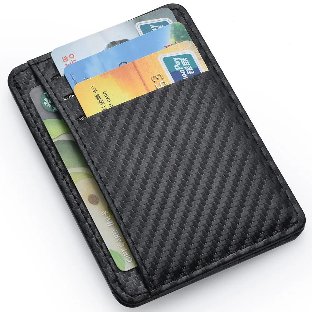Men's Slim Minimalist Wallet with Money Protected Magic Wallet ID Credit Card