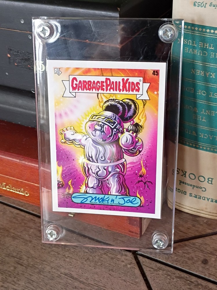Garbage Pail Kids Trading Card #45 Smokin' Joe Signed And Numbered