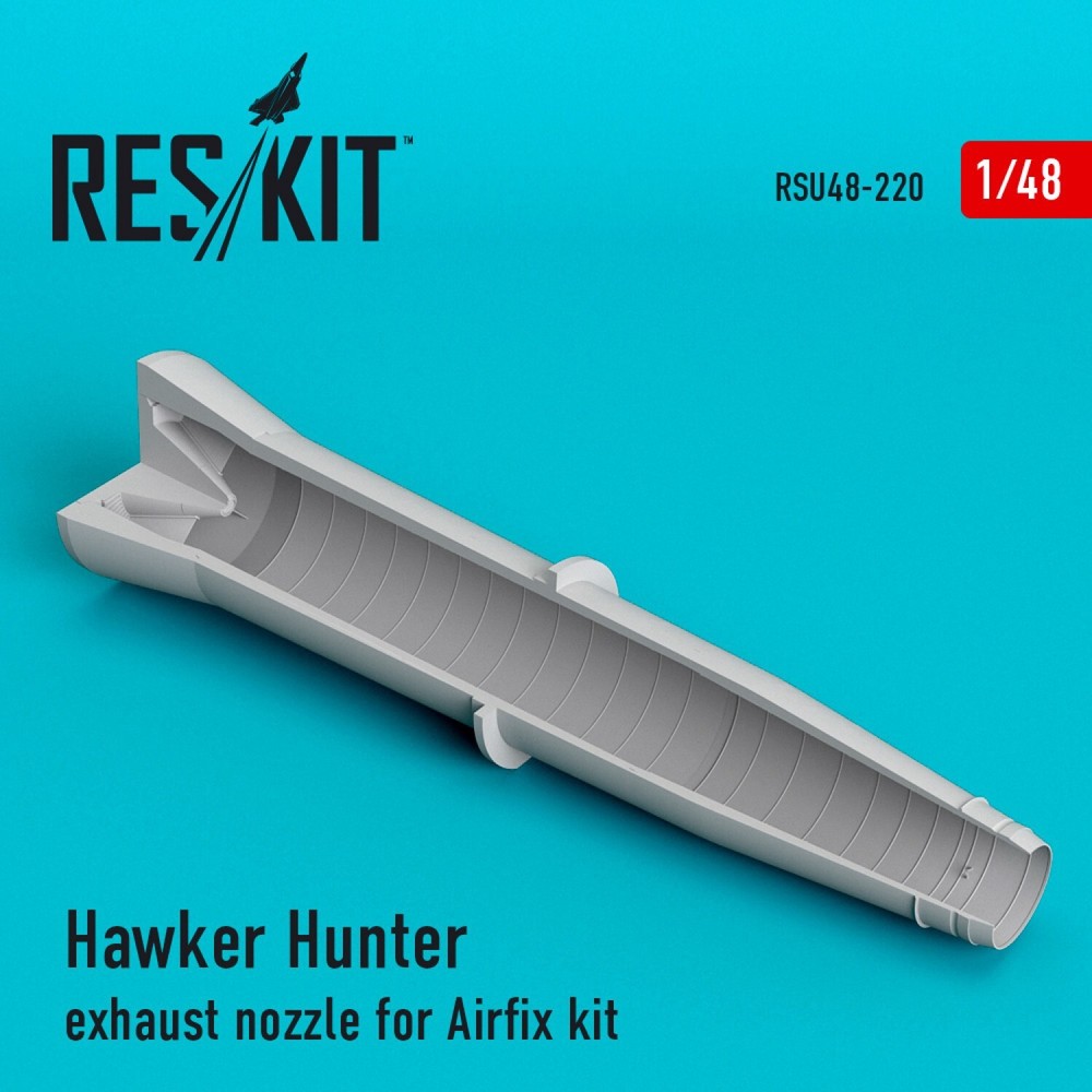 1:48 ResKit RSU48-0220 Hawker Hunter Exhaust Nozzle Upgrade for Airfix Kit