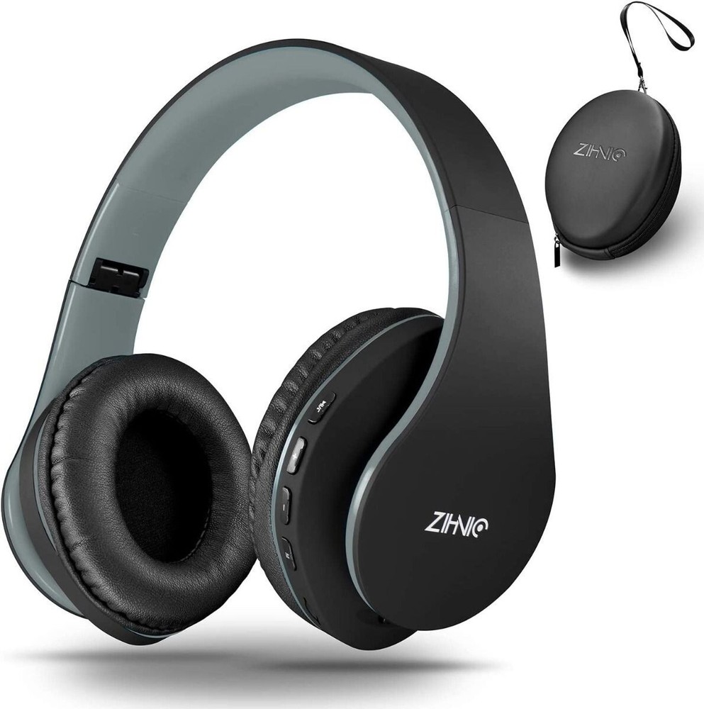 Zihnic WH-816 Over-Ear Headphones Black Bluetooth Active Noise Cancellation