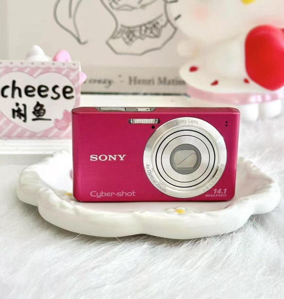 Sony Cyber-shot DSC-W610 14.1MP 4X Zoom Digital Camera in Pink