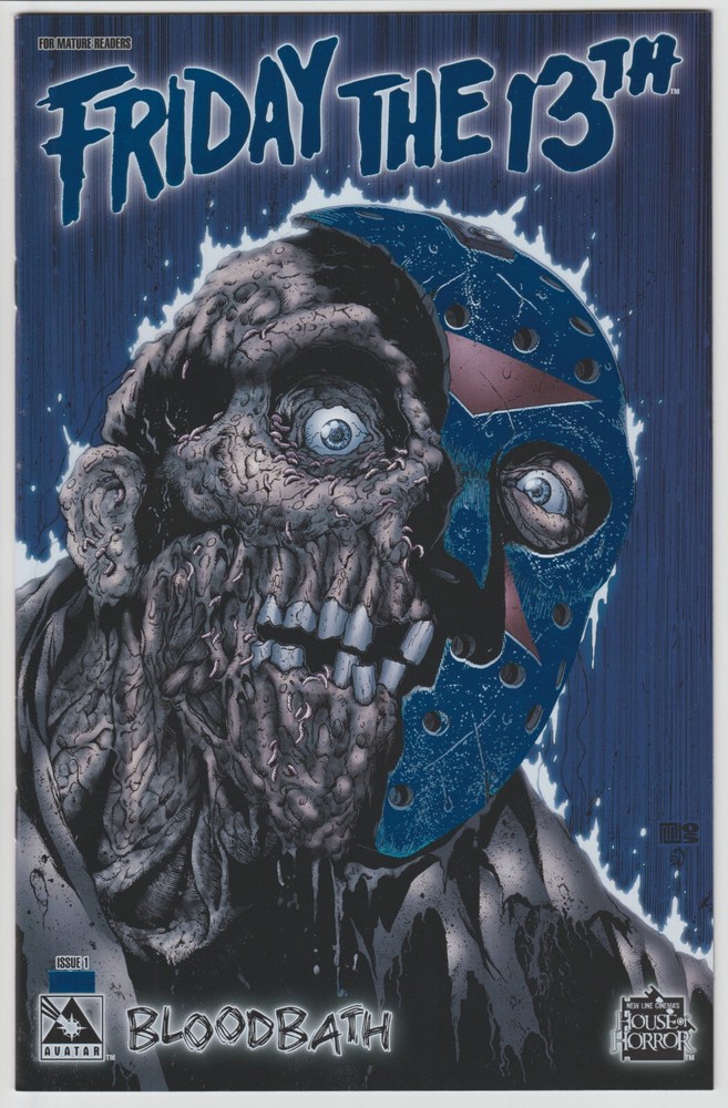 Friday The 13th: Blood Bath #1 (10/2005) Avatar Press Comics Blue Foil RARE ~~