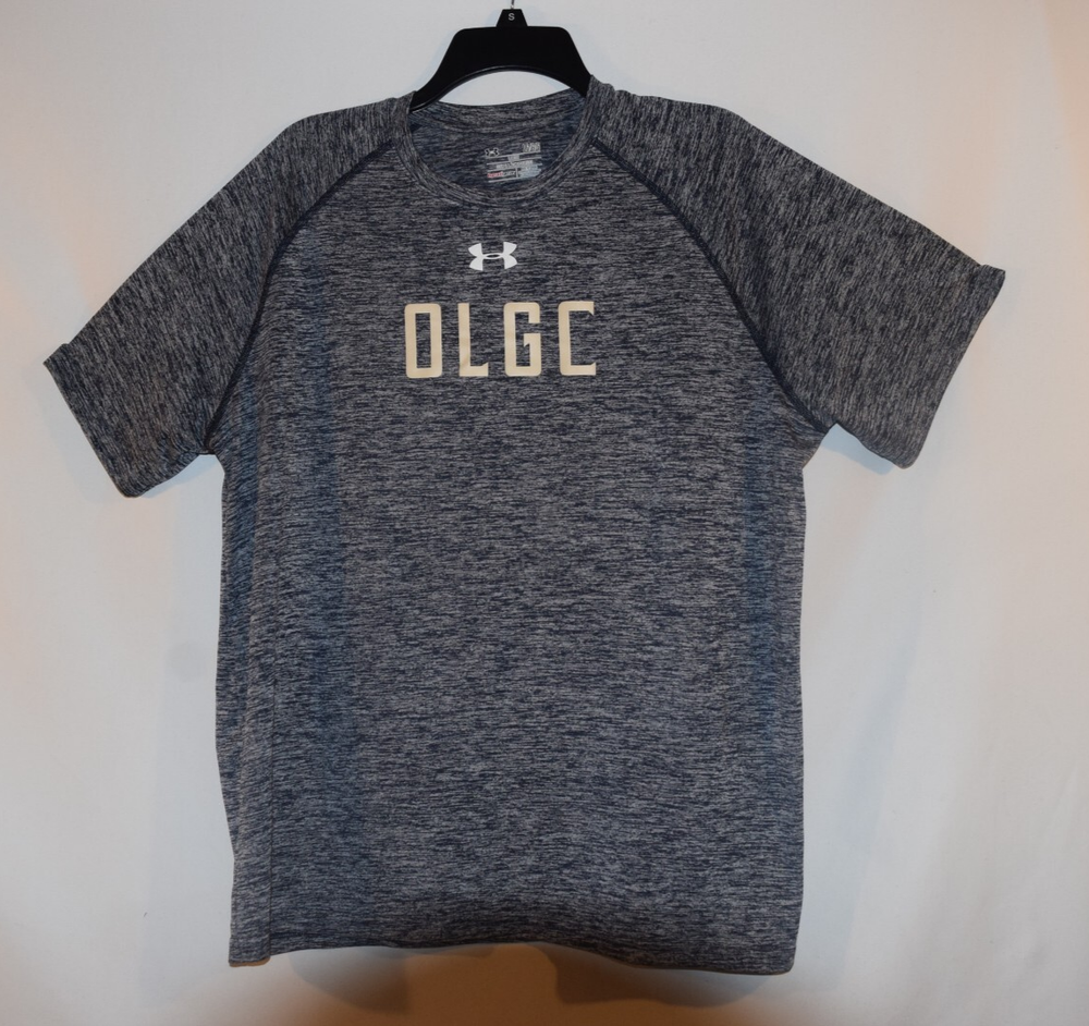 Under Armour Grey Loose Fit Crew Neck Compression Shirt Size L for Activewear