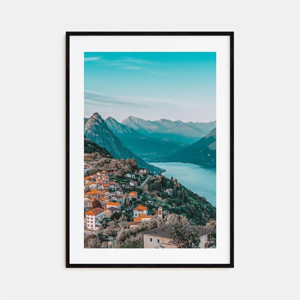 Lugano Colorful Poster Print Lugano Photo Wall Art Lugano Wall Decor Lugano