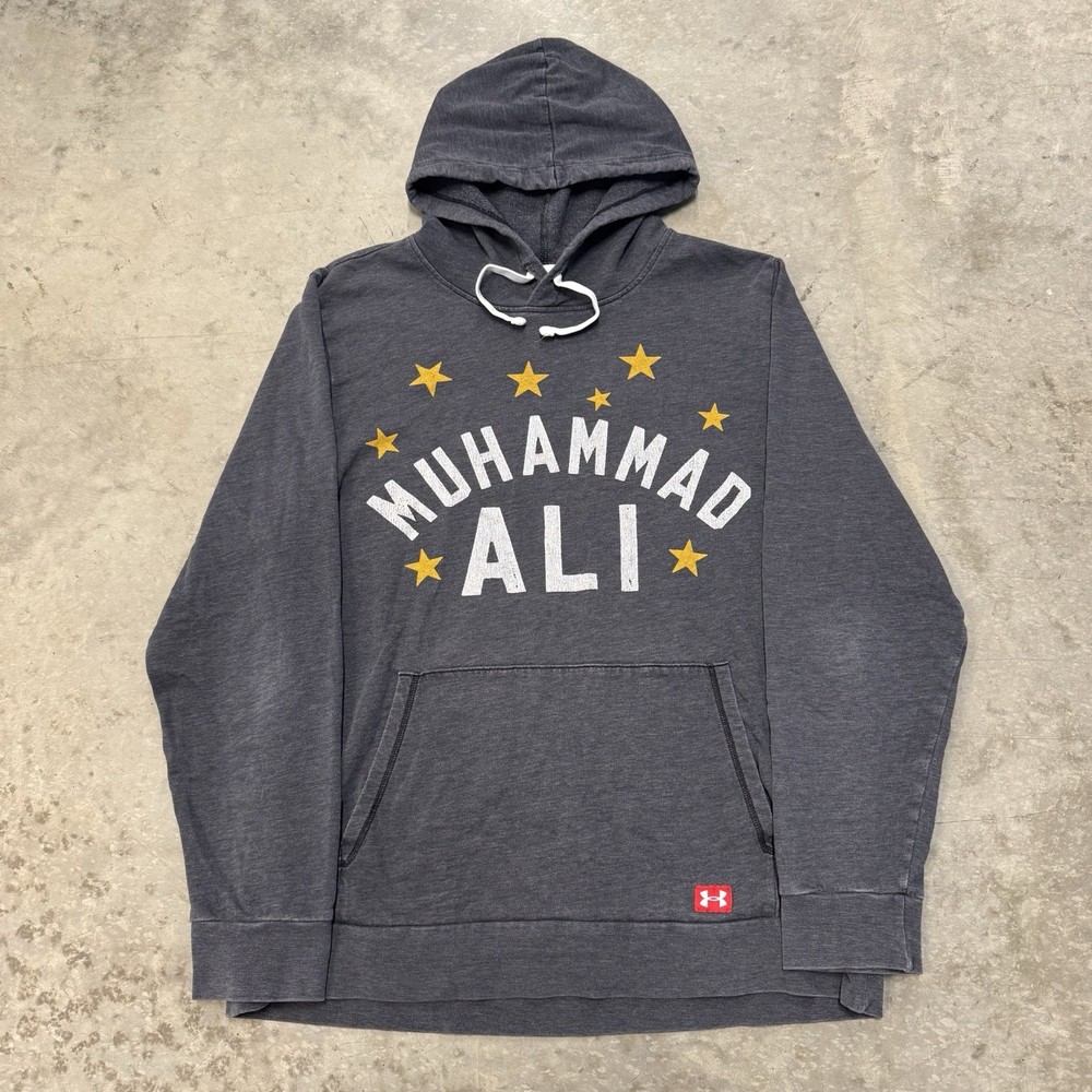 Roots Of Fight Under Armour Muhammad Ali Butterfly Hoodie Sweatshirt Size Large