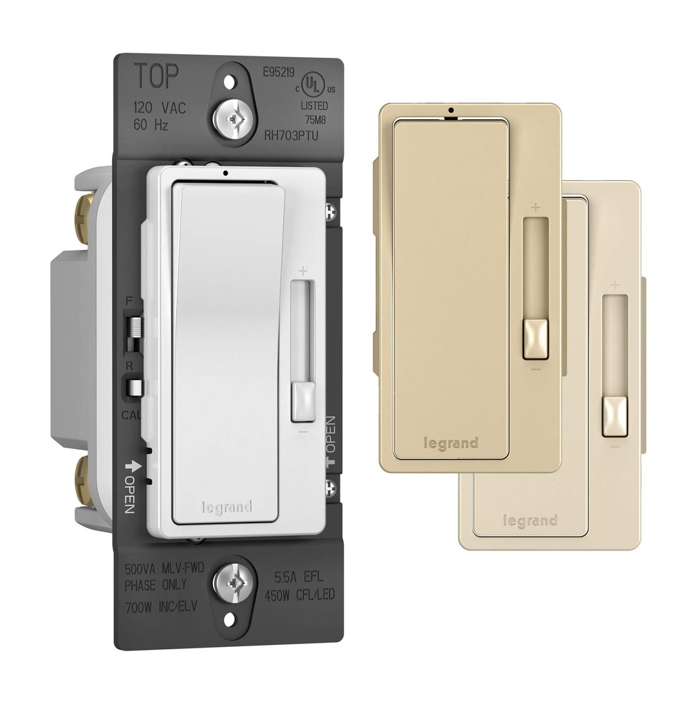 Legrand - Pass & Seymour Radiant Dimmer Light Switch, Single Pole Dimmer Switch