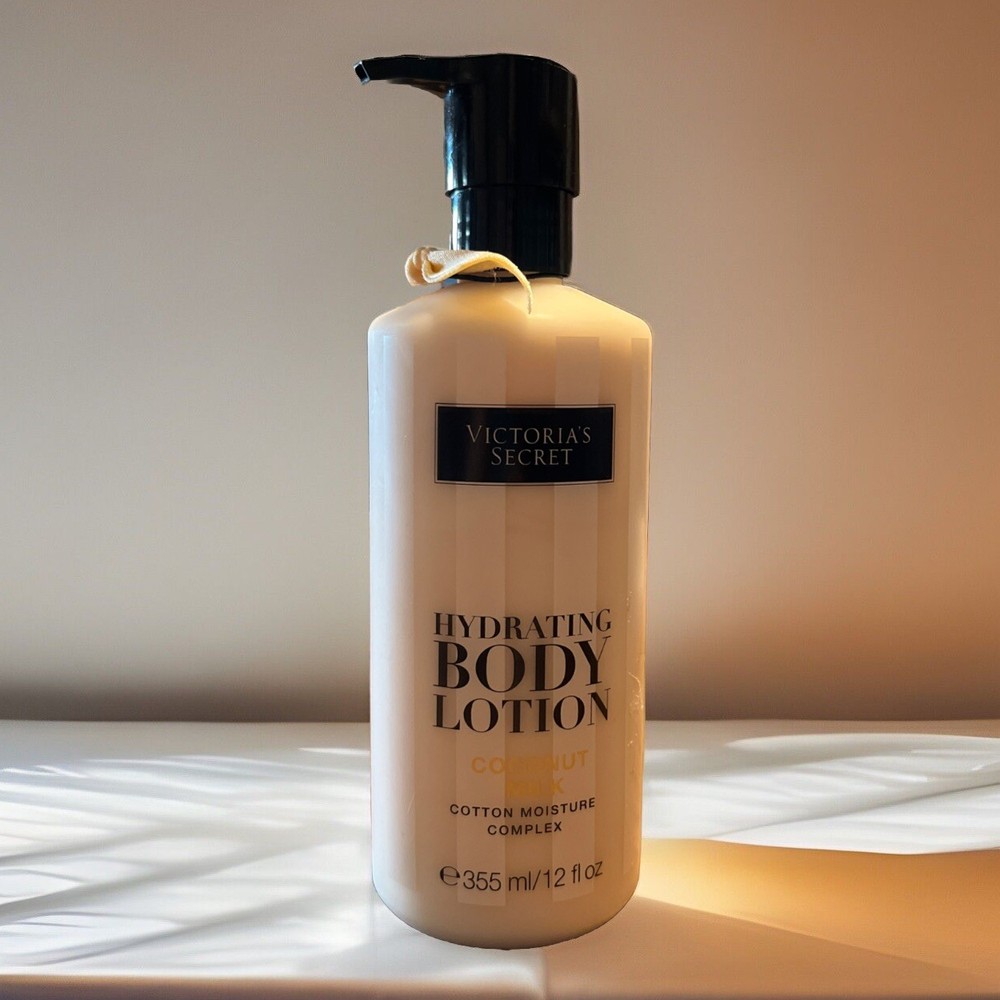 Victoria's Secret COCONUT MILK Hydrating Body Lotion Cotton Moisture Complex