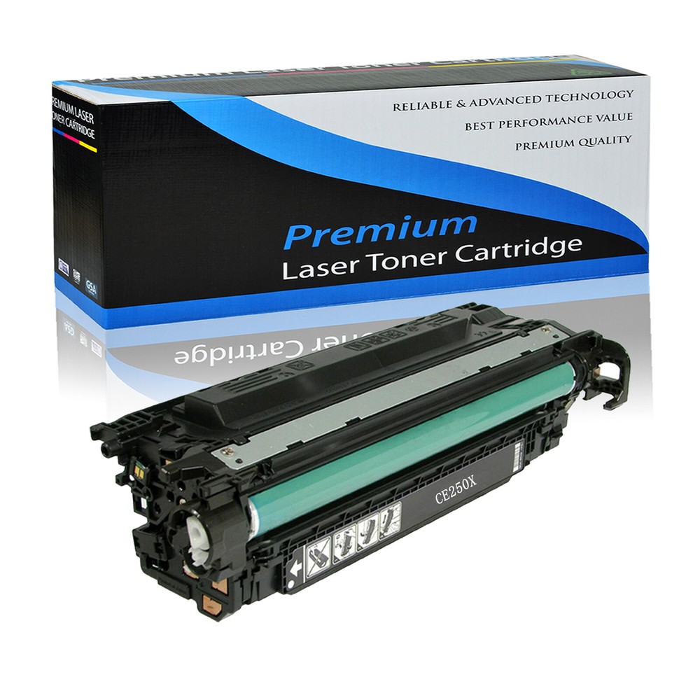 CE250X 504X Black Toner Cartridge For HP Color LaserJet CP3525dn CP3525n CP3525x