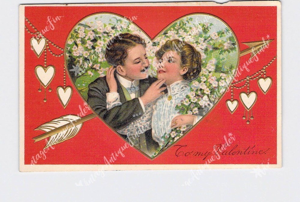 Holiday Postcard Featuring Christmas New Year Midnight Clock with Floral Holly Design-image